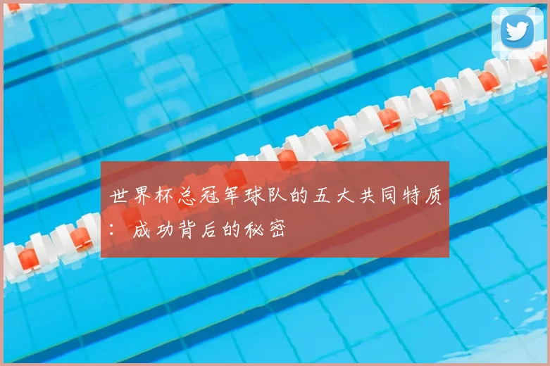 世界杯总冠军球队的五大共同特质：成功背后的秘密